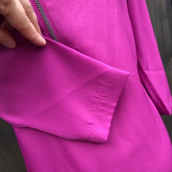 G By Giuliana Rancic Zip Front V-Nek 3/4 Sleeve Sz S - Picture 7 of 9